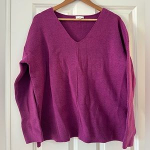 J.Jill Medium Beautiful Purple Sweater Like New